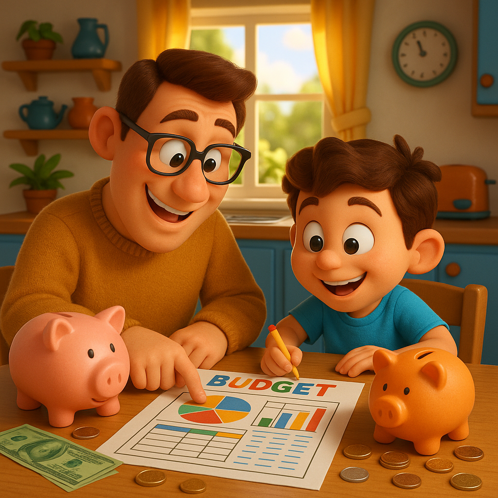 Family Budgeting Pixar Style